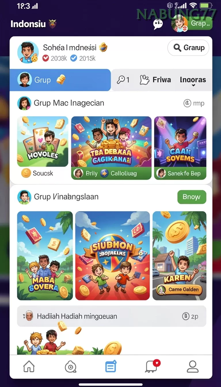 Cuplikan layar NK666 — aktivitas