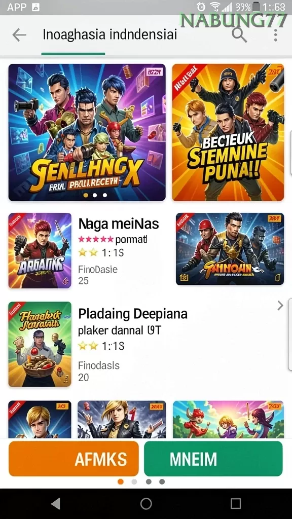 Cuplikan layar GARUDA365 — aktivitas